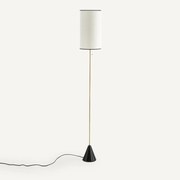 Staande lamp in marmer en ijzer messing Sophonie