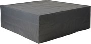 Nature hoes loungeset - H70x250x250cm - 100g/m2 - grafietkleur - met koord