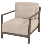 4 Seasons Outdoor Capresi loungestoel SALE Loungestoel antraciet weerbestendig