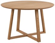 Ronde Tafel Van Eiken Fineer - 120 X 120cm.