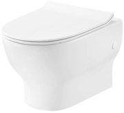 Mueller Lua compact randloos wandtoilet met softclose zitting wit