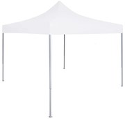 vidaXL Partytent inklapbaar 3x3 m staal wit