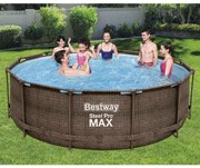 Bestway Steel Pro MAX Zwembadset Deluxe Series rond 366x100 cm