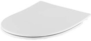 Pressalit Zano closetzitting Slim met deksel met softclose en lift-off voor wandcloset Zano en Zano Compact wit 1020000DG5999