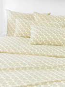 Perkal katoenen dekbedovertrek Inki met geometrische print