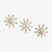 Set Van 3 Kerstversieringen Van Vericsel-papier Wit - Sklum
