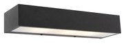 Design langwerpige wandlamp zwart 35 cm - Houx