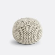 Gevlochten ronde poef, Bisho