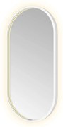 Hotbath &More Oval spiegel ovaal 40x80cm wit mat