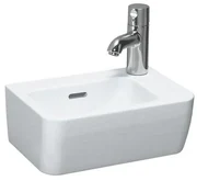 Laufen Pro A fontein 36x25x16.5cm 1 kraangat rechts met overloop keramiek wit h8169550001061