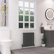 Eastbrook Deddington radiator 55x60cm 525W antraciet