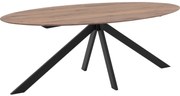 Goossens Excellent Eettafel Ferris Piramide Poot, Ovaal 180 x 110 cm