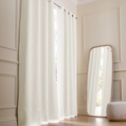 Verduisterend linnen gordijn met oogjes Colin