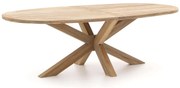 Tuin eettafel ROUGH | Ovaal  | Tuintafel Teakhout | 240x120cm | 6 personen | Kees Smit Tuinmeubelen