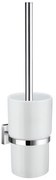 Smedbo House Toiletborstelhouder - open - wandmodel - chroom/porselein RK333P