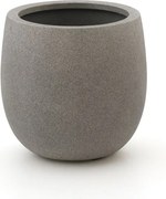 Bloempot Luca Lifestyle Grigio | Taupe Kunststof  | ø42cm | Geschikt voor buiten en binnen | Kees Smit Tuinmeubelen