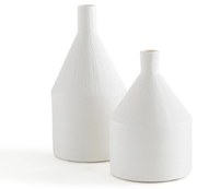 Set van 2 decoratieve vazen in keramiek H16/21cm,Arina