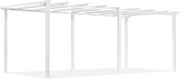 Wit aluminium frame voor terraspergola Barbados 3x6 m Garden Point