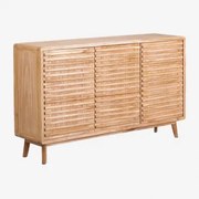 Deleyna Dressoir 150x35 Cm Van Hout Houtbruin - Sklum
