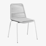 Mileyd Set Van 2 Stapelbare Tuinstoelen Grijs – Koel - Sklum