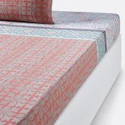Hoeslaken in flanel, Bergame