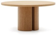 Kave Home Nealy Ronde Eettafel Eikenfineer - 150 X 150cm.