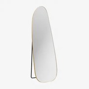 Onregelmatige Staande Spiegel 55x165 Cm In Aluminium Naruvan Goud - Sklum