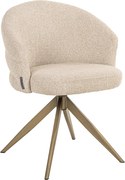 Richmond Interiors Zendaya Draaibare Eetkamerstoel Beige