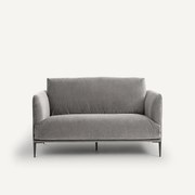 2-zitsbank in stonewashed fluweel, Oscar, ontwerp E. Gallina