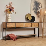 Starfurn RichWood Wandtafel Industrieel Mangohout 180 Cm - 180 X 35cm.