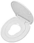 Tiger Toiletbril Tulsa Kinderzit Softclose Thermoplast Wit 37.1x5x44.7cm 250010646