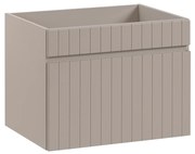 Comad Iconic Cashmere FSC onderkast met ribbelfront 60cm taupe