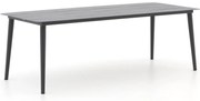 Tuin eettafel Manifesto | Rechthoekig | Tuintafel Aluminium | 220x90cm | 6 personen | Kees Smit Tuinmeubelen