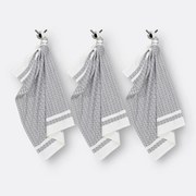 Set van 3 katoenen theedoeken Freesia