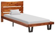 vidaXL Bedframe boomstam massief acaciahout 90 cm