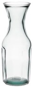 Karaf met facetten, gerecycled glas, 1 liter