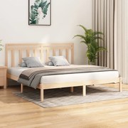 vidaXL Bedframe massief hout 180x200 cm 6FT Super King