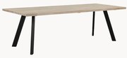 Massief houten eettafel Fred