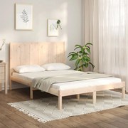 vidaXL Bedframe massief grenenhout 120x190 cm 4FT Small Double