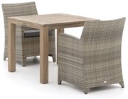 Forza Barolo/ROUGH-S 90cm dining tuinset 3-delig