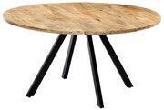 vidaXL Eettafel 150x73 cm massief mangohout