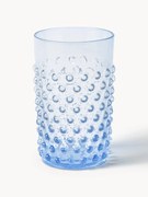 Mondgeblazen waterglazen Hobnail, 6 stuks