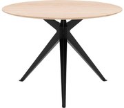 Goossens Excellent Eettafel Kopenhagen, Rond 110 x 110 cm