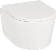 Clou InBe compact hangtoilet en quickrelease toiletbril met softclose wit