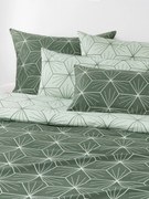 Dubbelzijdig dekbedovertrek Ilda met geometrische print