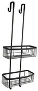 Nemo Nero doucherek dubbel hangend groot mat zwart AQ4P50203Z