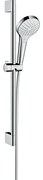 Hansgrohe Croma select s glijstangset 65cm vario wit chroom 26562400