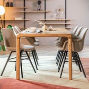 Zuiver Storm Eettafel Eiken Modern Design 180x90 Cm - 180 X 90cm.