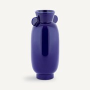 Vaas in blauw keramiek, Onega