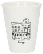 Gevel mok, Brugge, porselein, 200 ml